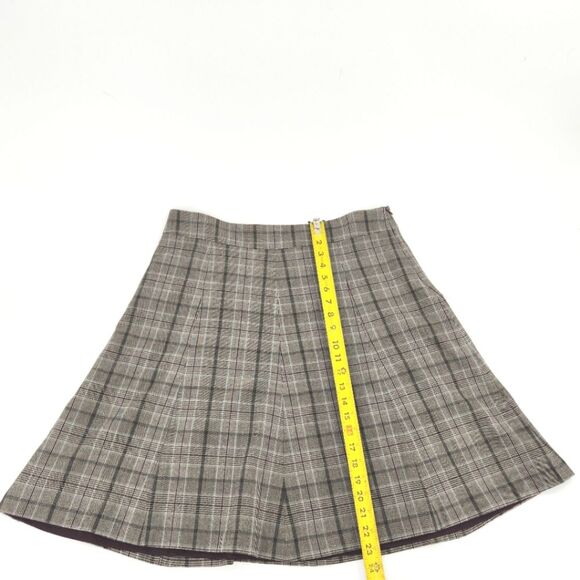 Covington Knee Length Skirt Women Size 16 Plaid Houndstooth Academia Twee Preppy - Picture 7 of 8